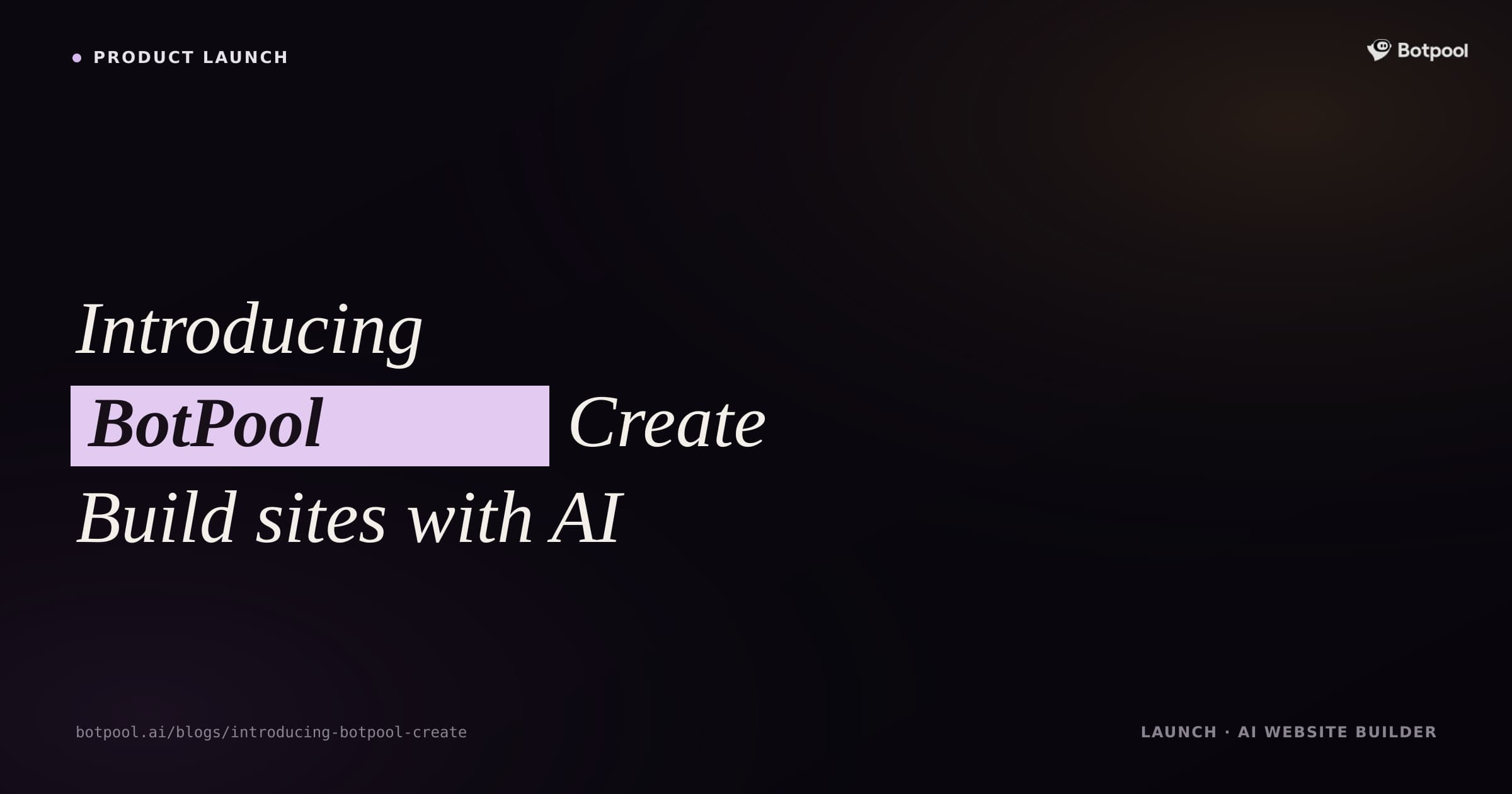 Botpool Create